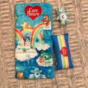 Courtney American Girl Care Bears Sleeping bag Set EUC